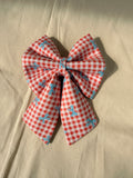 Ribbon Gingham Sailor Bow