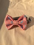 Ribbon Gingham Bow Tie