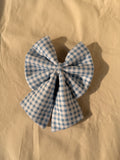 Classic Gingham Sailor Bow