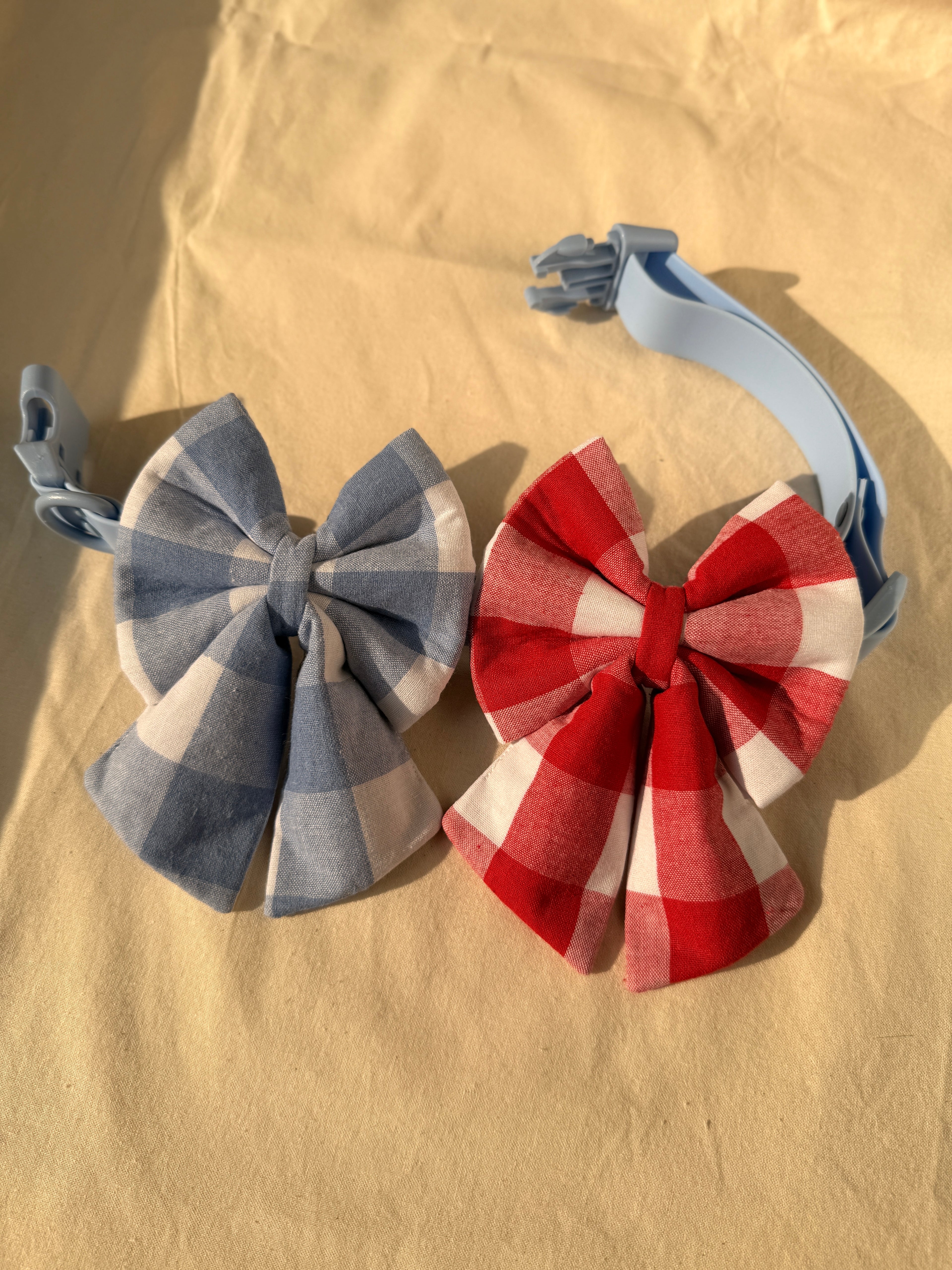 Statement Gingham Sailor Bow