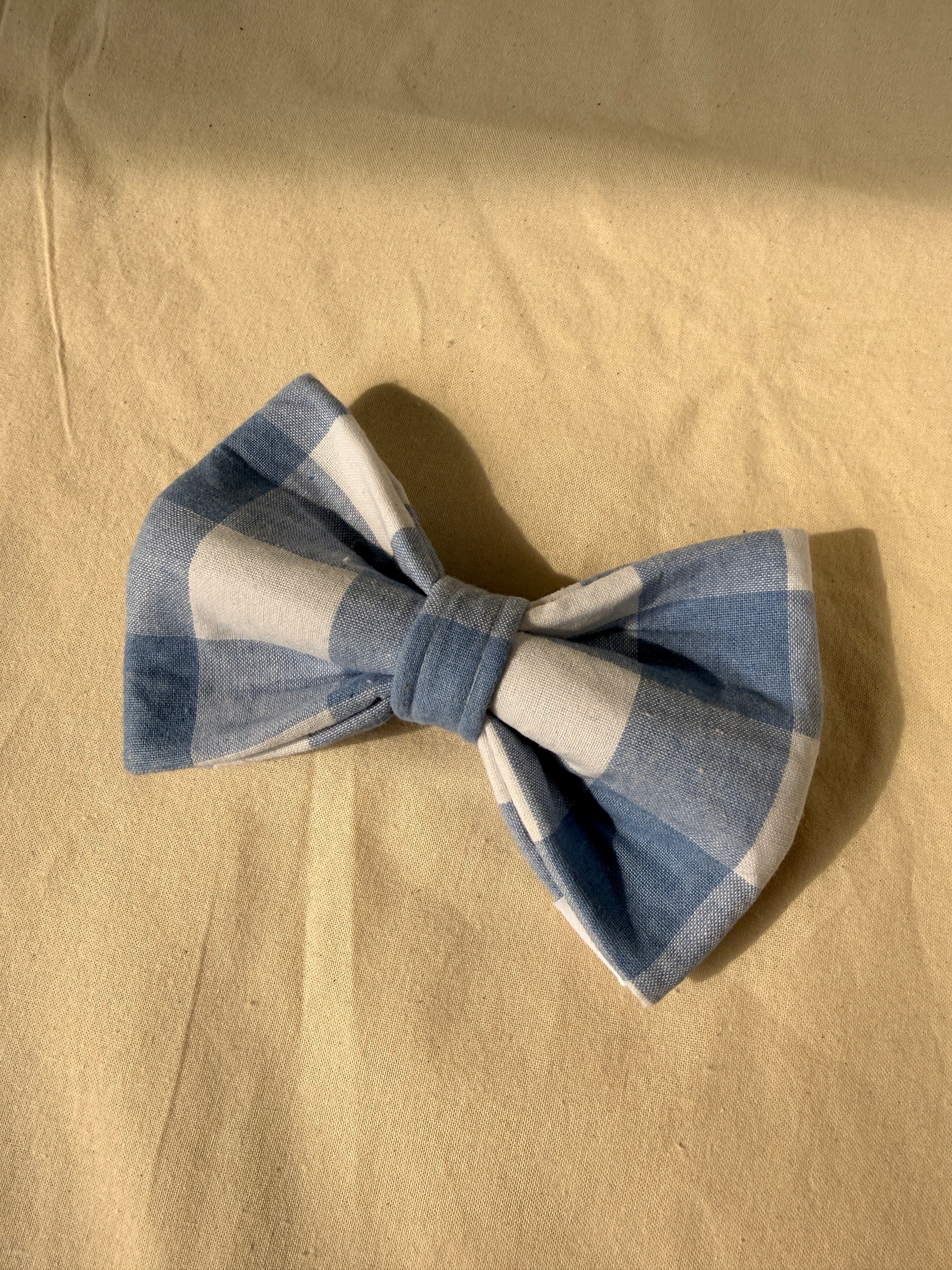 Statement Gingham Bow Tie