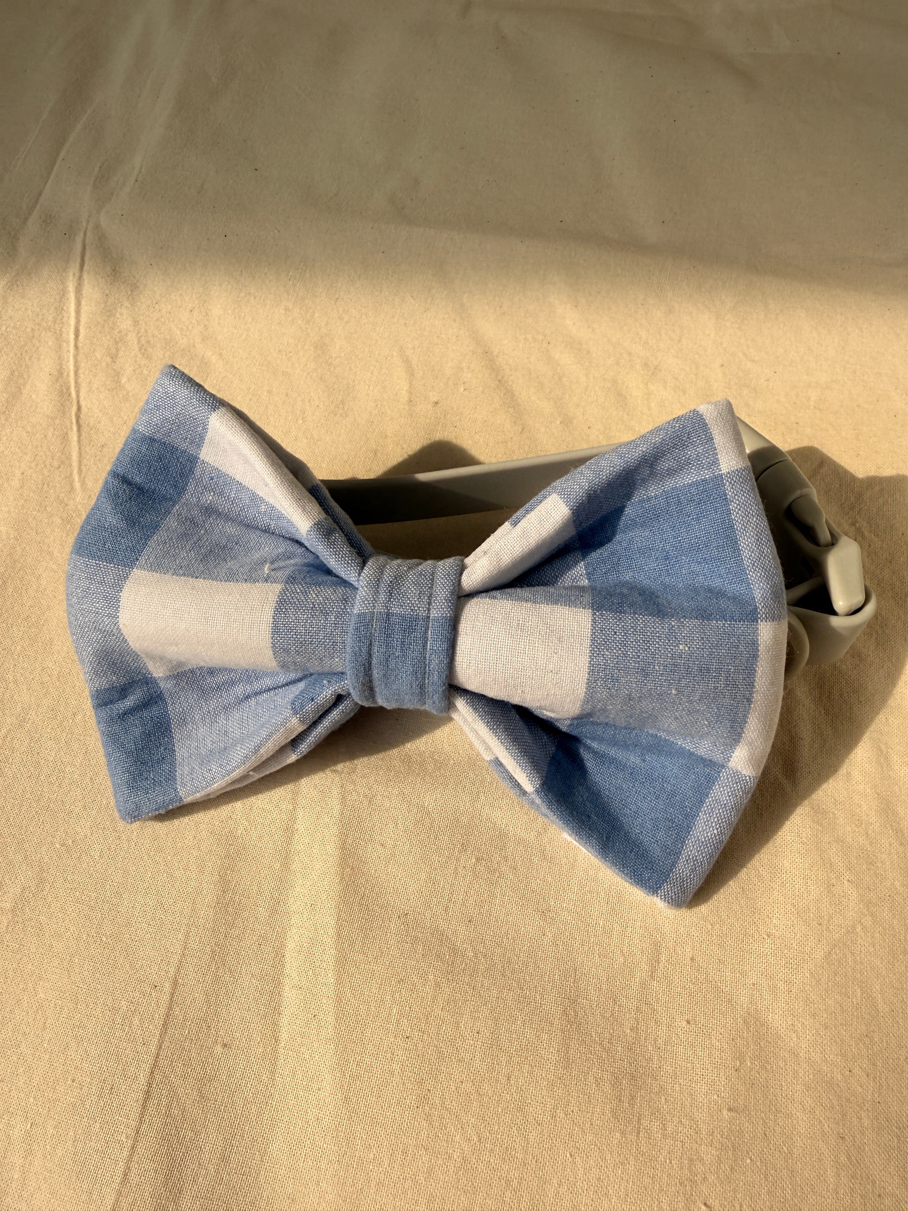 Statement Gingham Bow Tie